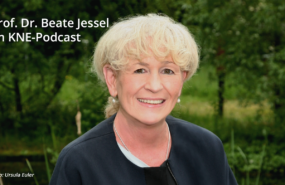 Prof. Beate-Jessel im KNE-Podcast, Foto: Ursula Euler
