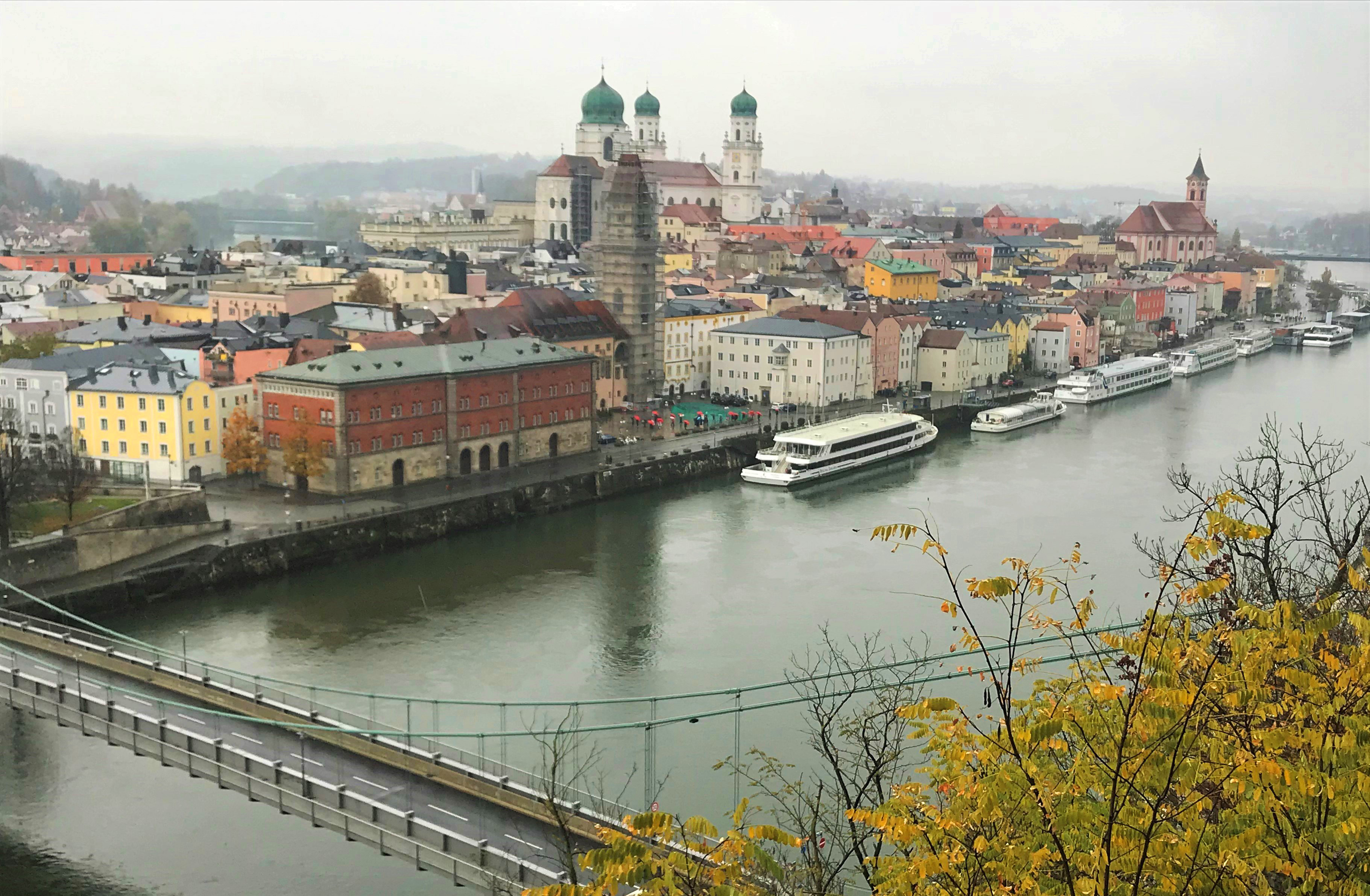 Blick auf Passau in Bayern.